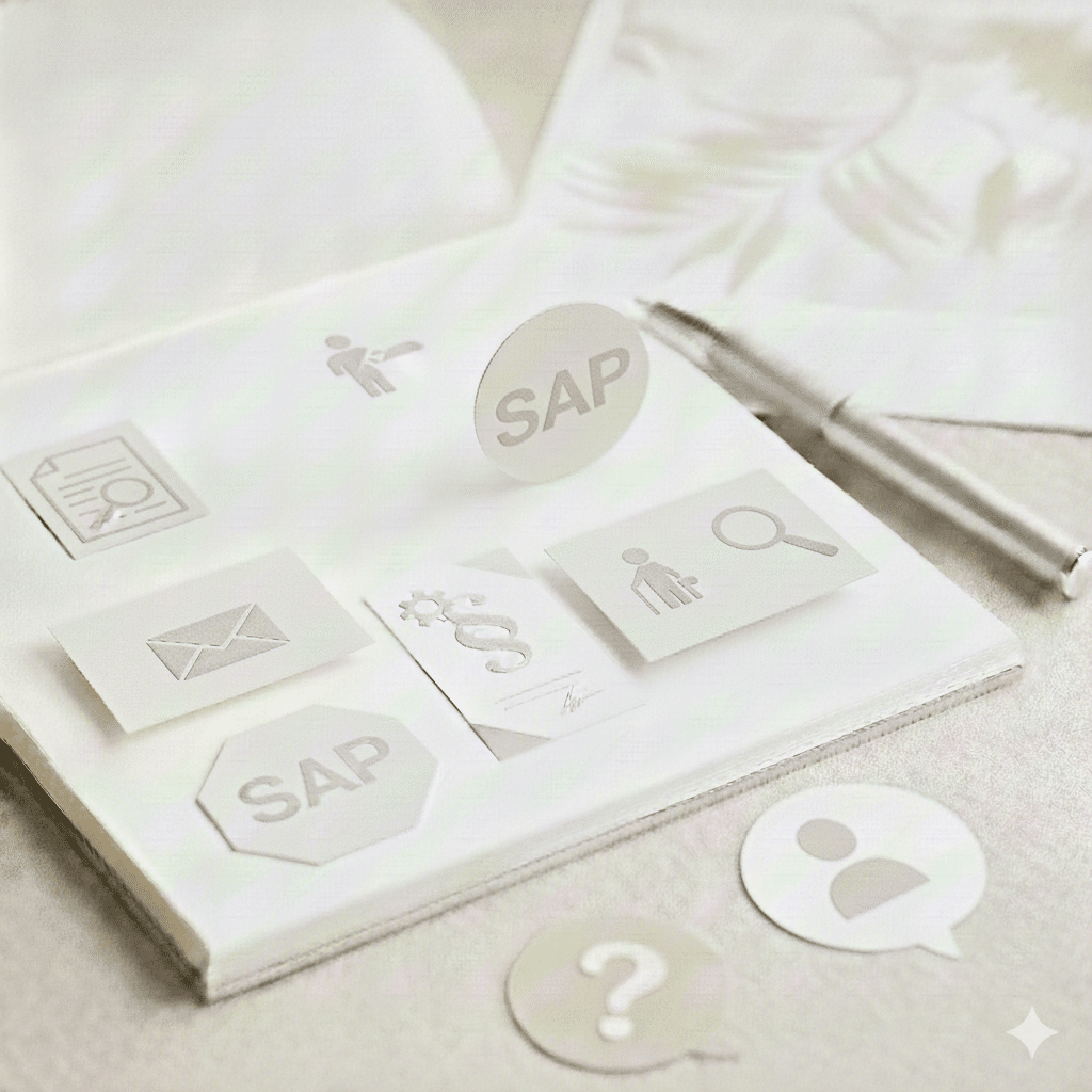 Services de gestion de documents et assistance personnalisée Forfait SAP.