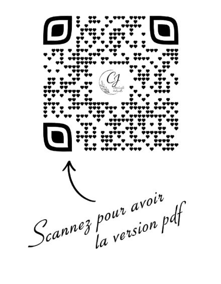 QR Code avec logo CJ pour consulter les CGV en version PDF.
